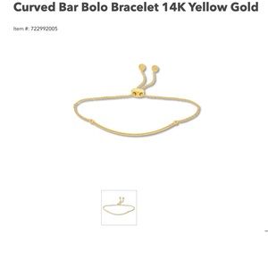 Kay Jewelers Curved Bar Golf Bracelet